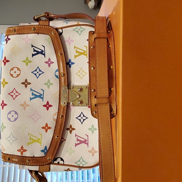 Louis Vuitton  Sologne White Multicolor Crossbody - Picture 8 of 16